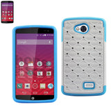 REIKO LG TRIBUTE HYBRID HEAVY DUTY JEWELRY DIAMOND CASE IN BLUE WHITE