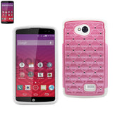 REIKO LG TRIBUTE HYBRID HEAVY DUTY JEWELRY DIAMOND CASE IN WHITE PINK