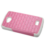 REIKO LG TRIBUTE HYBRID HEAVY DUTY JEWELRY DIAMOND CASE IN WHITE PINK