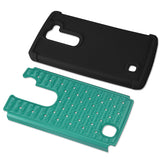 REIKO LG VOLT 2 HYBRID HEAVY DUTY JEWELRY DIAMOND CASE IN BLACK GREEN