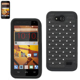 REIKO ZTE SPEED HYBRID HEAVY DUTY JEWELRY DIAMOND CASE IN BLACK