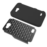 REIKO ZTE SPEED HYBRID HEAVY DUTY JEWELRY DIAMOND CASE IN BLACK