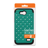 REIKO ZTE SPEED HYBRID HEAVY DUTY JEWELRY DIAMOND CASE IN BLACK GREEN