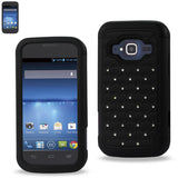 REIKO ZTE CONCORD 2 HYBRID HEAVY DUTY JEWELRY DIAMOND CASE IN BLACK