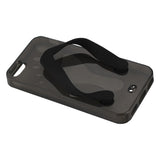 REIKO IPHONE SE/ 5S/ 5 SILICONE SLIPPER SANDAL CASE IN BLACK