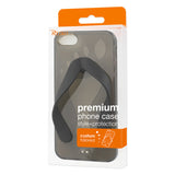 REIKO IPHONE SE/ 5S/ 5 SILICONE SLIPPER SANDAL CASE IN BLACK