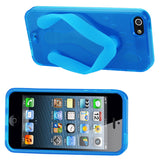 REIKO IPHONE SE/ 5S/ 5 SILICONE SLIPPER SANDAL CASE IN BLUE