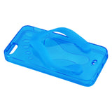REIKO IPHONE SE/ 5S/ 5 SILICONE SLIPPER SANDAL CASE IN BLUE