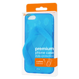 REIKO IPHONE SE/ 5S/ 5 SILICONE SLIPPER SANDAL CASE IN BLUE