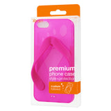 REIKO IPHONE SE/ 5S/ 5 SILICONE SLIPPER SANDAL CASE IN HOT PINK