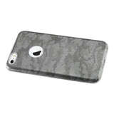 REIKO IPHONE 6 PLUS/ 6S PLUS SHINE GLITTER SHIMMER CAMOUFLAGE HYBRID CASE IN BROWN
