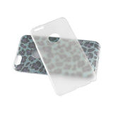 REIKO IPHONE 6 PLUS/ 6S PLUS SHINE GLITTER SHIMMER LEOPARD HYBRID CASE IN BLUE