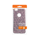 REIKO IPHONE 6 PLUS/ 6S PLUS SHINE GLITTER SHIMMER LEOPARD HYBRID CASE IN PINK
