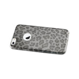 REIKO IPHONE 6 PLUS/ 6S PLUS SHINE GLITTER SHIMMER LEOPARD HYBRID CASE IN SILVER