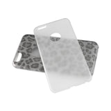 REIKO IPHONE 6 PLUS/ 6S PLUS SHINE GLITTER SHIMMER LEOPARD HYBRID CASE IN SILVER