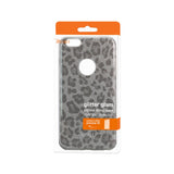 REIKO IPHONE 6 PLUS/ 6S PLUS SHINE GLITTER SHIMMER LEOPARD HYBRID CASE IN SILVER