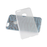 REIKO IPHONE 6 PLUS/ 6S PLUS SHINE GLITTER SHIMMER TIGER STRIPE HYBRID CASE IN BLUE