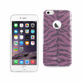 REIKO IPHONE 6 PLUS/ 6S PLUS SHINE GLITTER SHIMMER TIGER STRIPE HYBRID CASE IN PURPLE