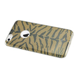 REIKO IPHONE 6 PLUS/ 6S PLUS SHINE GLITTER SHIMMER TIGER STRIPE HYBRID CASE IN YELLOW
