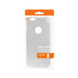 REIKO IPHONE 6 PLUS/ 6S PLUS SHINE GLITTER SHIMMER STRIPE HYBRID CASE IN LINEAR SILVER