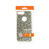 REIKO IPHONE 7 PLUS SHINE GLITTER SHIMMER LEOPARD HYBRID CASE IN GOLD