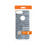 REIKO IPHONE 7 PLUS SHINE GLITTER SHIMMER TIGER STRIPE HYBRID CASE IN BLUE