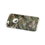 REIKO IPHONE 6/ 6S SHINE GLITTER SHIMMER CAMOUFLAGE HYBRID CASE IN CAMOUFLAGE GREEN