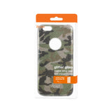 REIKO IPHONE 6/ 6S SHINE GLITTER SHIMMER CAMOUFLAGE HYBRID CASE IN CAMOUFLAGE GREEN