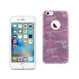 REIKO IPHONE 6/ 6S SHINE GLITTER SHIMMER CAMOUFLAGE HYBRID CASE IN HOT PINK