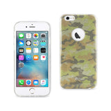 REIKO IPHONE 6/ 6S SHINE GLITTER SHIMMER CAMOUFLAGE HYBRID CASE IN YELLOW