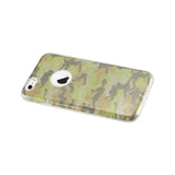 REIKO IPHONE 6/ 6S SHINE GLITTER SHIMMER CAMOUFLAGE HYBRID CASE IN YELLOW
