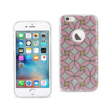 REIKO IPHONE 6/ 6S SHINE GLITTER SHIMMER FLOWER HYBRID CASE IN FLOWER PINK