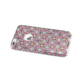 REIKO IPHONE 6/ 6S SHINE GLITTER SHIMMER FLOWER HYBRID CASE IN FLOWER PINK