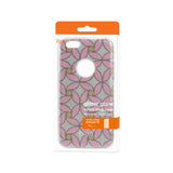 REIKO IPHONE 6/ 6S SHINE GLITTER SHIMMER FLOWER HYBRID CASE IN FLOWER PINK