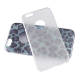 REIKO IPHONE 6/ 6S SHINE GLITTER SHIMMER LEOPARD HYBRID CASE IN BLUE