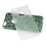 REIKO IPHONE 6/ 6S SHINE GLITTER SHIMMER LEOPARD HYBRID CASE IN LEOPARD GREEN