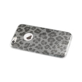 REIKO IPHONE 6/ 6S SHINE GLITTER SHIMMER LEOPARD HYBRID CASE IN LEOPARD SILVER