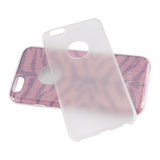 REIKO IPHONE 6/ 6S SHINE GLITTER SHIMMER TIGER STRIPE HYBRID CASE IN HOT PINK