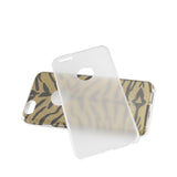 REIKO IPHONE 6/ 6S SHINE GLITTER SHIMMER TIGER STRIPE HYBRID CASE IN YELLOW