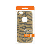 REIKO IPHONE 6/ 6S SHINE GLITTER SHIMMER TIGER STRIPE HYBRID CASE IN YELLOW