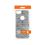 REIKO IPHONE 7 SHINE GLITTER SHIMMER TIGER STRIPE HYBRID CASE IN GRAY