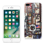 IPHONE 7 PLUS TIME SQUARE STREETSCAPE DESIGN CASE WITH 360 DEGREE ROTATING RING STAND HOLDER