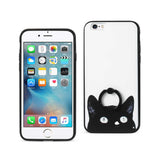 REIKO IPHONE 6/ 6S CAT DESIGN CASE WITH ROTATING RING STAND HOLDER