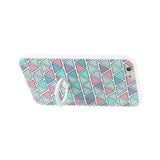 REIKO IPHONE 6/ 6S TRIANGLE PATTERN TPU CASE WITH ROTATING RING STAND HOLDER