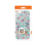REIKO IPHONE 6/ 6S TRIANGLE PATTERN TPU CASE WITH ROTATING RING STAND HOLDER