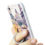 IPHONE 7 NEW YORK CAB DESIGN CASE WITH 360 DEGREE ROTATING RING STAND HOLDER