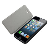 REIKO IPHONE SE/ 5S/ 5 FLIP FOLIO CASE IN BEIGE