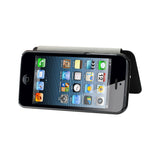 REIKO IPHONE SE/ 5S/ 5 FLIP FOLIO CASE IN BLACK