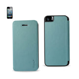 REIKO IPHONE SE/ 5S/ 5 FLIP FOLIO CASE IN BLUE