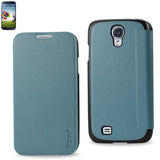REIKO SAMSUNG GALAXY S4 FLIP FOLIO CASE IN CADET BLUE